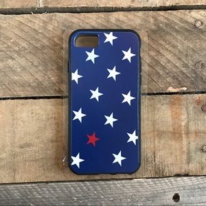Onn blue w/ white and red stars iPhone 7/6/6s case